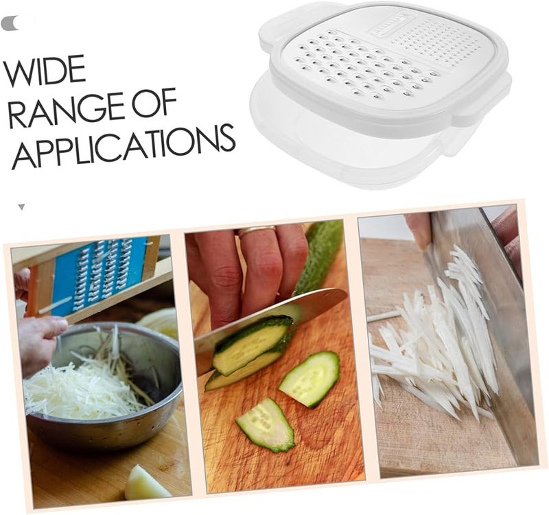 Stainless Steel Vegetable Grater Cheese Shredder Kitchen Tool Easy to Clean - Image 3
